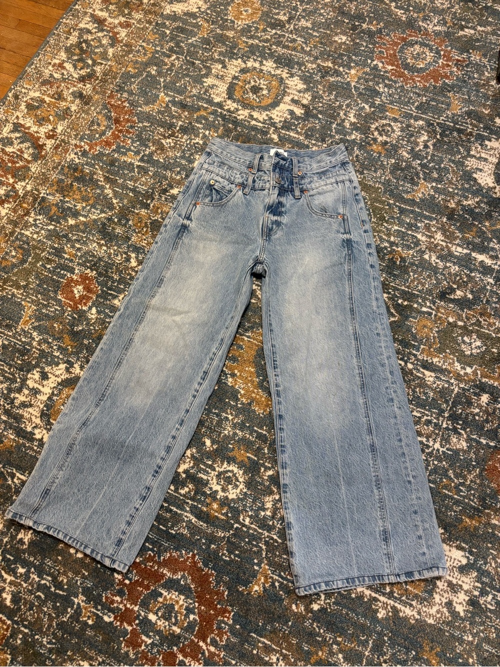 Pistola Caleb double waistband  Wide-Leg Jeans